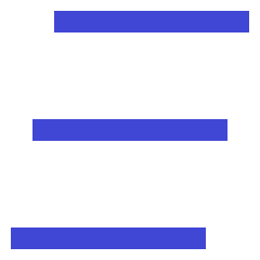 Hamburger Menu 3 Icon from Sharp Duo Set