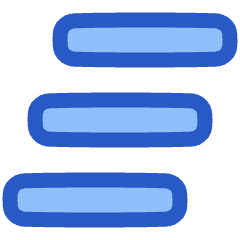 Hamburger Menu 3 Icon from Plump Duo Set