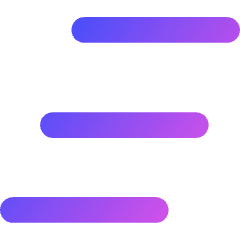 Hamburger Menu 3 Icon from Flex Gradient Set