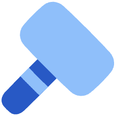 Hammer Icon from Plump Flat Set