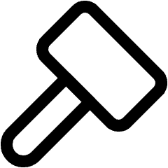 Hammer Icon from Core Line Set