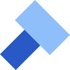 Hammer Icon from Sharp Flat Set