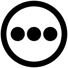 Horizontal Menu Circle Icon from Plump Remix Set