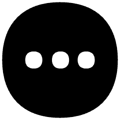 Horizontal Menu Circle Icon from Flex Solid Set