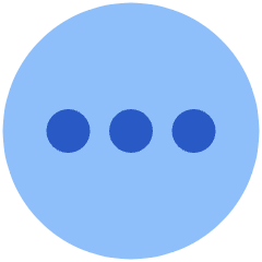 Horizontal Menu Circle Icon from Plump Flat Set