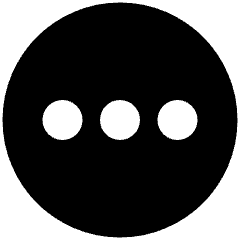 Horizontal Menu Circle Icon from Plump Solid Set