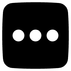 Horizontal Menu Square Icon from Plump Solid Set