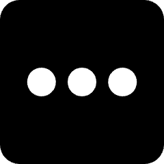 Horizontal Menu Square Icon from Micro Solid Set