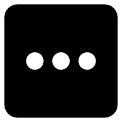 Horizontal Menu Square Icon from Core Solid Set