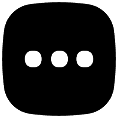 Horizontal Menu Square Icon from Flex Solid Set