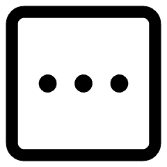 Horizontal Menu Square Icon from Core Line Set