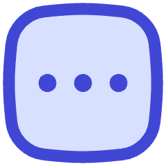 Horizontal Menu Square Icon from Flex Duo Set