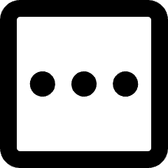 Horizontal Menu Square Icon from Micro Line Set