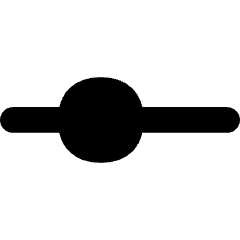 Horizontal Slider 1 Icon from Flex Solid Set