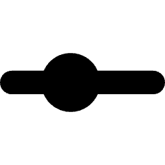 Horizontal Slider 1 Icon from Core Solid Set