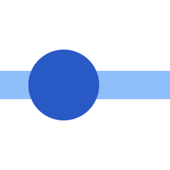 Horizontal Slider 1 Icon from Sharp Flat Set