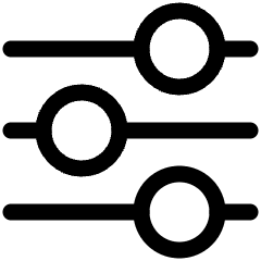 Horizontal Slider 2 Icon from Plump Line Set