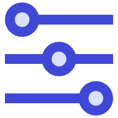 Horizontal Slider 2 Icon from Sharp Duo Set