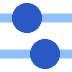 Horizontal Slider 4 Icon from Sharp Flat Set