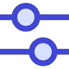 Horizontal Slider 4 Icon from Sharp Duo Set