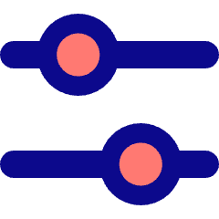 Horizontal Slider 4 Icon from Core Pop Set