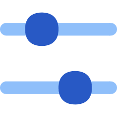 Horizontal Slider 4 Icon from Flex Flat Set