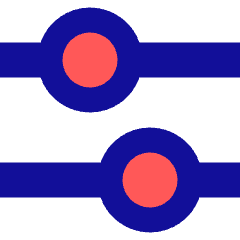 Horizontal Slider 4 Icon from Sharp Pop Set