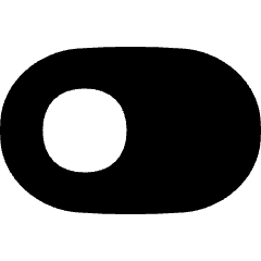 Horizontal Toggle Button Single Left Icon from Flex Solid Set