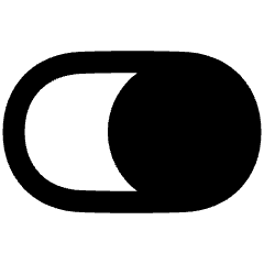 Horizontal Toggle Button Single Right Icon from Plump Remix Set