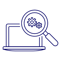 Laptop Setting Illustration from UX Line Set