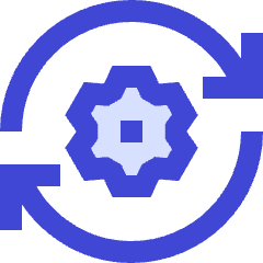 Maintenance Work In Progress Gear Icon from Sharp Duo Set