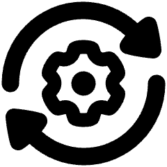 Maintenance Work In Progress Gear Icon from Plump Remix Set