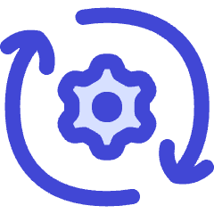 Maintenance Work In Progress Gear Icon from Flex Duo Set