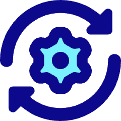 Maintenance Work In Progress Gear Icon from Core Pop Set