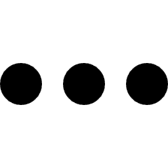 Menu Horizontal Dots Icon from Micro Solid Set