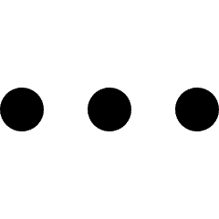 Menu Horizontal Dots Icon from Micro Line Set