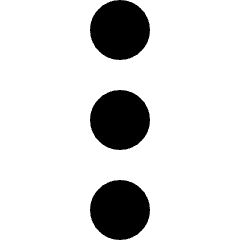 Menu Vertical Dots Icon from Micro Solid Set
