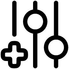 New Filter Slide Icon from Plump Line Set