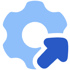 Open Settings Gear Icon from Plump Flat Set