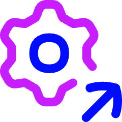 Open Settings Gear Icon from Flex Neon Set