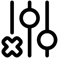 Remove Filter Slide Icon from Plump Line Set