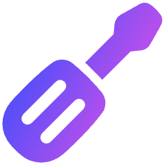 Screwdriver Icon from Plump Gradient Set