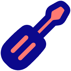 Screwdriver Icon from Plump Pop Set
