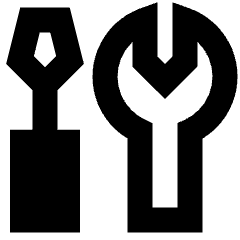 Screwdriver Wrench Icon from Sharp Remix Set