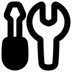 Screwdriver Wrench Icon from Plump Remix Set