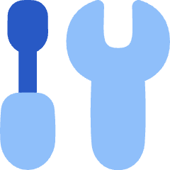 Screwdriver Wrench Icon from Flex Flat Set