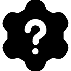 Settings Alert Help Icon from Flex Solid Set