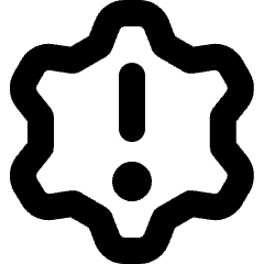 Settings Alert Update Icon from Micro Line Set