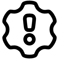 Settings Alert Update Icon from Plump Line Set