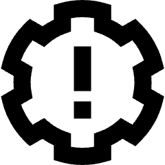Settings Alert Update Icon from Sharp Remix Set